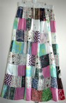 Bohemian Skirt Printed Patchwork with Mirrors