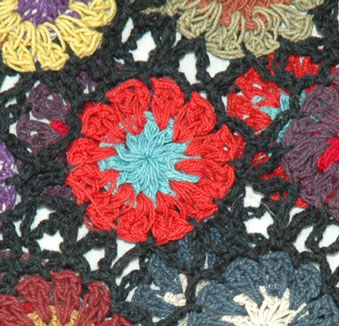 Black Crochet Cotton Skirt