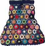 Pickled Bluewood Crochet Cotton Skirt