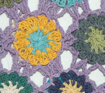 Lavender Crochet Cotton Skirt