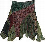 Bohemian Ferra Fringed Winter Skirt