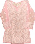 Baby Pink Ladies Tunic Top