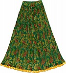 Natural Dyes Long Skirt