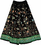 Dancing Long Black Sequin Skirt