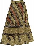 Shadow Shaded Wraparound Skirt