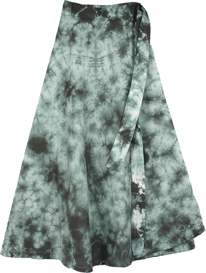 Como Tie Dye Calf Length Skirt