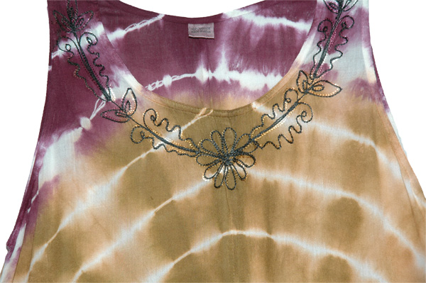 Sandy Wave Tie Dye Lounge Dress