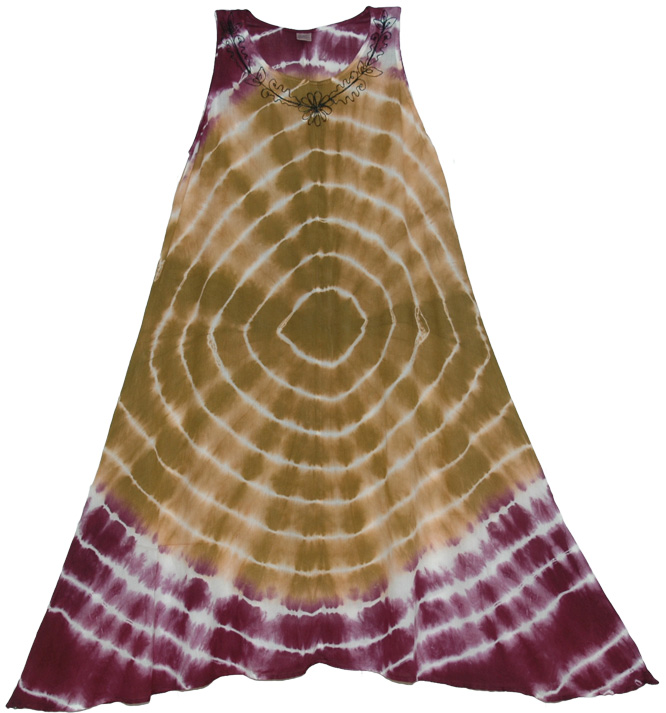 Sandy Wave Tie Dye Lounge Dress