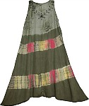 Kelp Long Tie Dye Dress