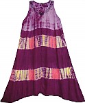 Tawny Port Long Tie Dye Dress