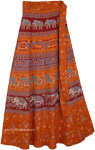 Heath Oregon Long Wrap Skirt
