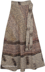 Eclipse Long Wrap Around Skirt