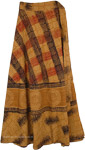 Enhanted Chakra Earthen Ethnic Wrap Cotton Skirt