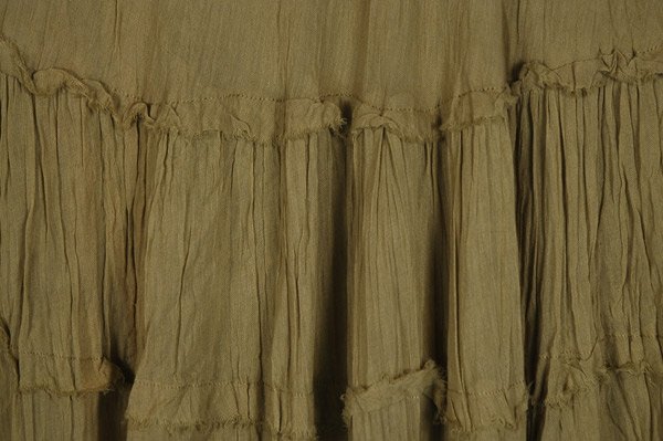 Sundance Waves Crinkled Tiered Midi Skirt