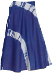 A Basic Wrap Around Tie Dye Summer Skirt