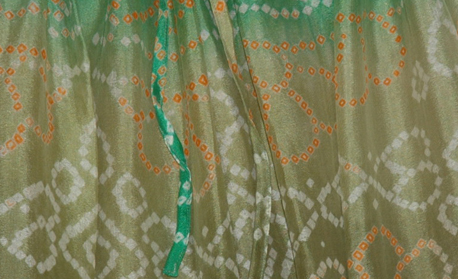 Light Olive Tie Dye Long Skirt