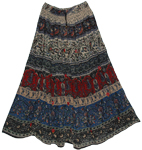 Walking Bells Long Skirt with Mirrors