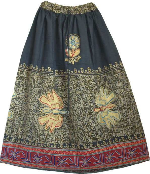 Evening Wear Designer Women`s Long Skirt