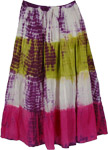 Popsicle Lace Tie Dye Skirt