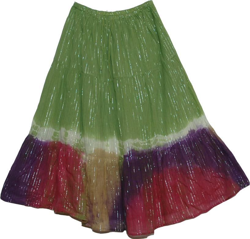 Rainbow Summer Gauze Skirt