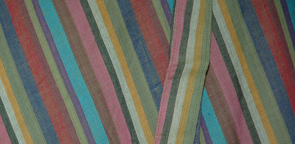 Bohemian Lines Cotton Wrap Skirt