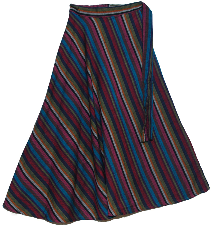 Gypsy Lines Cotton Long Skirt