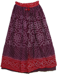 Gypsy Bohemian Tie Dye Long Skirt