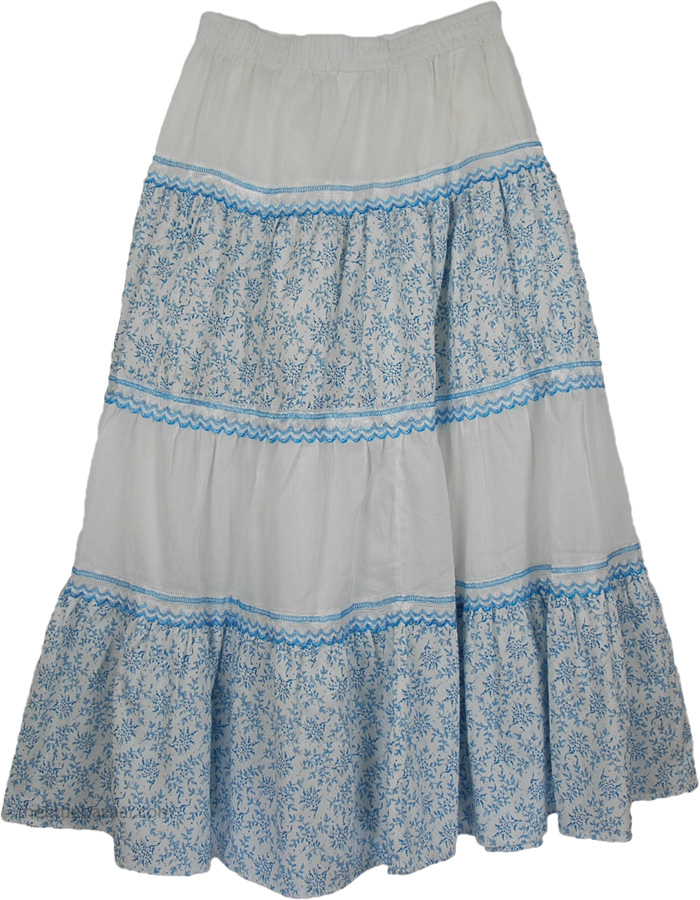 Barista Patchwork Cotton Frill Petite Skirt | Clearance | patchwork ...