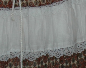 Earthy Lace Cotton Long Skirt