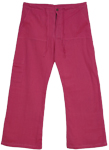 Pink Pop Linen Lounge Pants