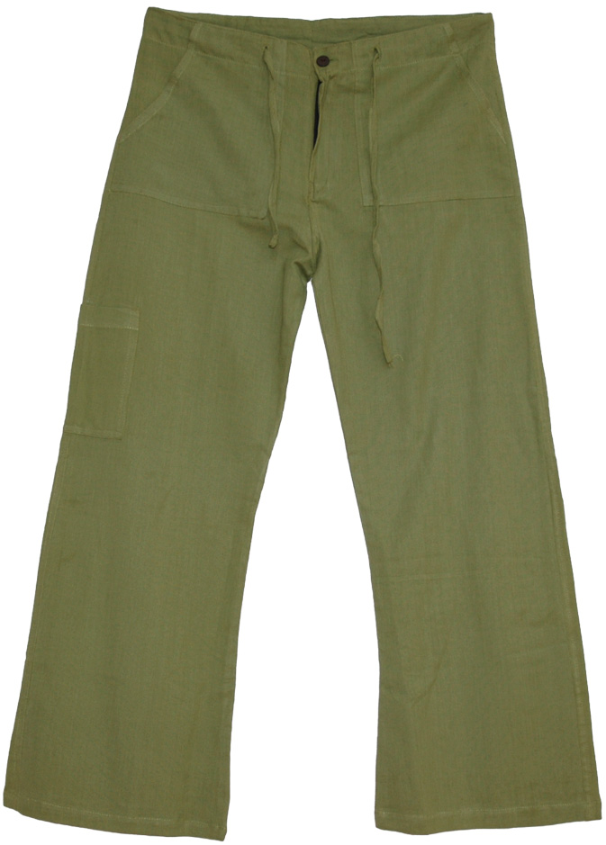 Olive Plain Lounge Pants