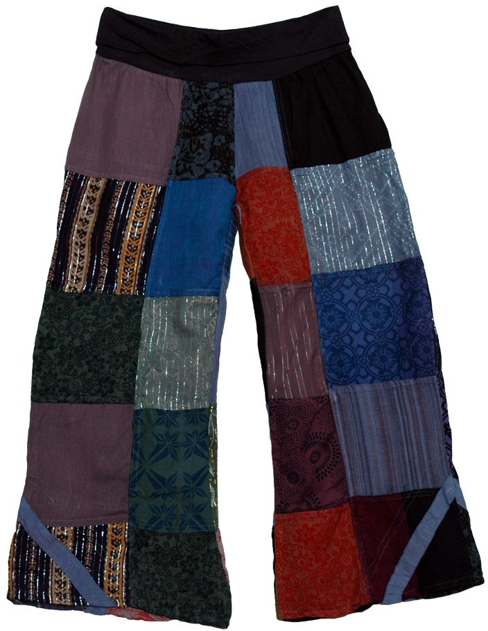 Ocean Rocks Patchwork Lounge Pants