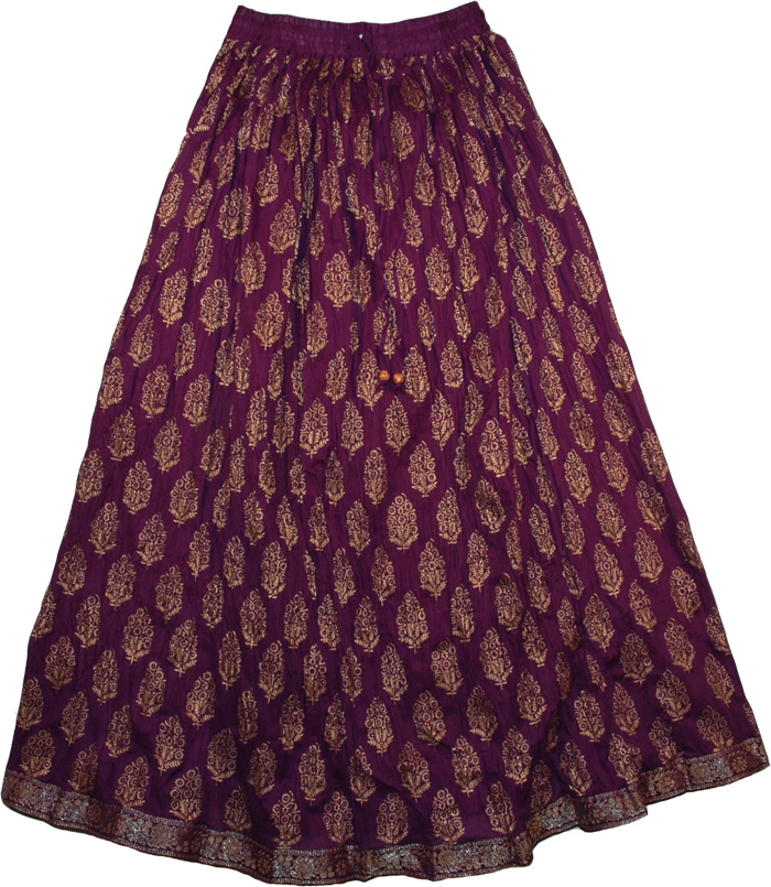 Eminence Crinkled Cotton Skirt | Crinkle