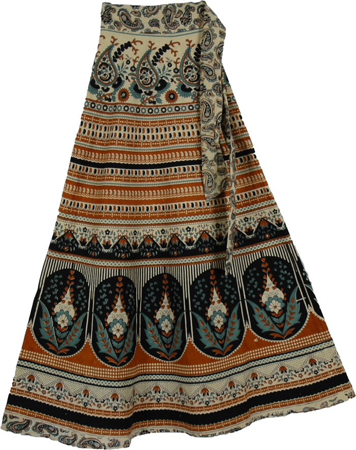 Peruvian Long Wrap Around Skirt