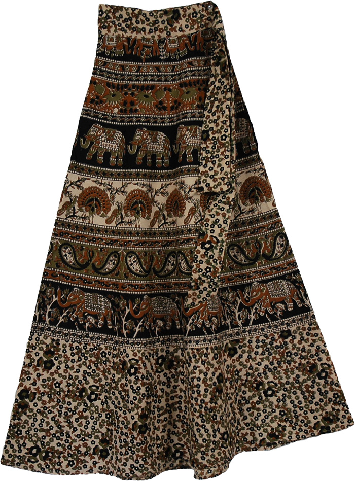 Aymara Long Wrap Around Skirt