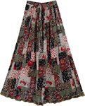 Evening Rose Bohemian Style Skirt