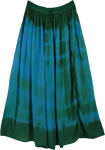 Dark Chiffon Tie Dye Long Skirt