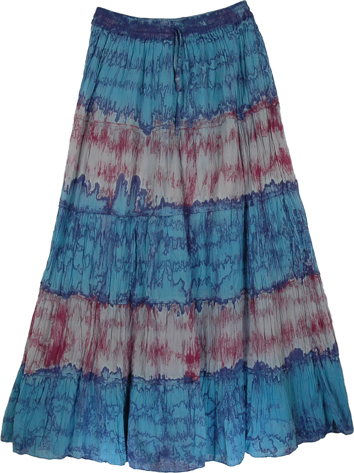 Tie Dye Long Skirt 107