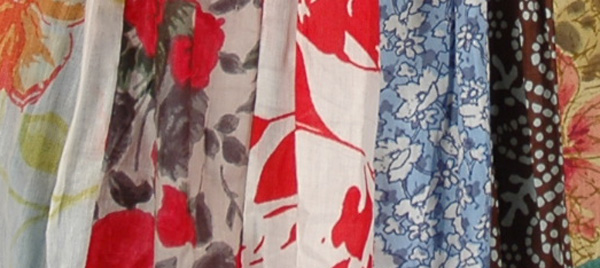 Colorful Vintage Multi Print Long Skirt