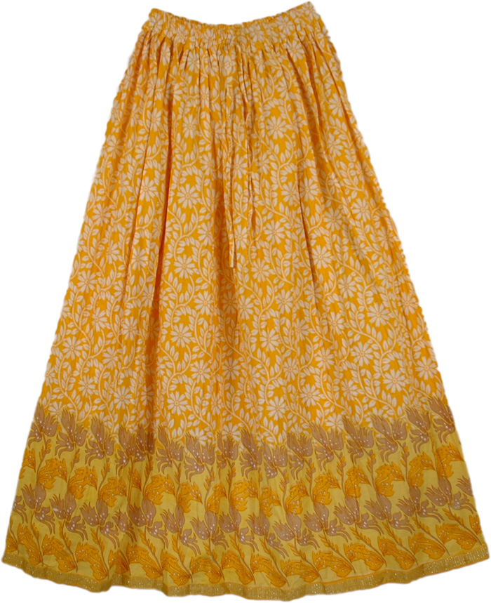 Sun Bloom Summer Long Skirt