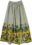 Henna Dots Summer Bloom Skirt