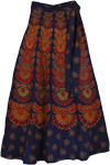 Flares Blue Gypsy Wrap Skirt