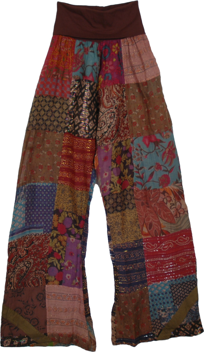 Yajna Patchwork Lounge Pants | patchwork