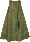 Go Ben Long Wrap Skirt