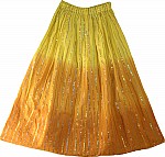 Boho Chic Multicolor Ribbon Long Skirt