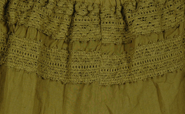 Henna Green Skort Palazzo Skirt