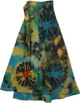 Kazi Bohemian Wrap Around Long Skirt