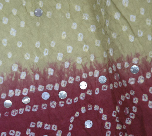 Boho Tie Dye Sequin Indian Long Skirt