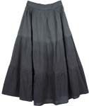 Nirvana Grey Cotton Skirt