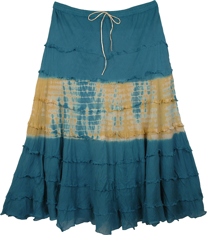 Savannah Tie Dye Gypsy Skirt